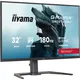 iiyama G-Master GB3272QSU-B1 80cm (31,5") WQHD IPS LED 16:9 180 Hz Gaming Monitor DP/HDMI