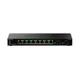 NETGEAR S350 Series 8-Port Gigabit Ethernet PoE+ Smart Managed Essentials Switch mit 2 Dedicated SFP Ports