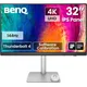 BenQ PD3226G 80,01cm (31,5") 4K UHD IPS LED 16:9 144 Hz Monitor HDMI DP TB USB-C