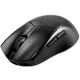 be quiet! Dark Perk Ergo Schwarz – Kabellose Ergonomische Gaming-Maus, 32.000 DPI, 8000 Hz Abtastrate, 55g