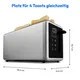Medion Life MD12103 Toaster silber