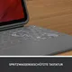 Logitech Rugged Folio Grafit Tastatur-Case für iPad 10,9 Zoll (10. Generation und A16), Versiegelte Tastatur für vielfältigen Rundumschutz