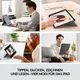 Logitech Slim Combo Touch Tastaturcase Trackpad für iPad Pro 12.9 (5.-6. Gen) oxford grey