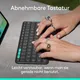 Logitech Flip Folio Tastatur-Case Grafit für iPad Air 13 Zoll (M2/M3), iPad Pro 13 Zoll (M4/M5)