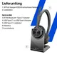 Poly Voyager 4320-M UC Schwarz Kabelloses Bluetooth-Headset, USB-C, BT700 USB-C Dongle, inkl. Ladestation