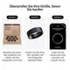 ULTRAHUMAN Ring Air - Smart Ring für Frauen und Männer - Schlaf -und Fitness Tracking Wearable - Herzfrequenz - Smartring Aster Black Größe 14