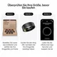 ULTRAHUMAN Ring Air - Smart Ring für Frauen und Männer - Schlaf -und Fitness Tracking Wearable - Herzfrequenz - Smartring Matte Grey Größe 11