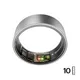 ULTRAHUMAN Ring Air - Smart Ring für Frauen und Männer - Schlaf -und Fitness Tracking Wearable - Herzfrequenz - Smartring Raw Titanium Größe 10