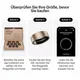 ULTRAHUMAN Ring Air - Smart Ring für Frauen und Männer - Schlaf -und Fitness Tracking Wearable - Herzfrequenz - Smartring Rose Gold Größe 9