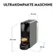 Kapselmaschine Nespresso Essenza Mini von Krups XN110B Grau