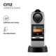 Kaffeemaschine Nespresso CitiZ von Krups Silber