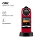 Kaffeemaschine Nespresso CitiZ von Krups Kirschrot