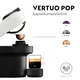 Kaffeekapselmaschine Nespresso VERTUO POP von Krups XN9201 Coconut White