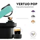 Kaffeekapselmaschine Nespresso VERTUO POP von Krups Aqua Mint