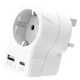 SKROSS Europa für UK USB AC20PD Reiseadapter mit USB 1.500283-E