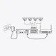 Reolink NVS8-8MD4 Set 1x NVS8 4x P334