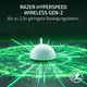 RAZER Viper V4 Pro Weiß Gaming-Maus, kabellos, symmetrisch, Bluetooth, 2.4Ghz Empfänger, 50.000 DPI, 8000 Hz Abtastrate