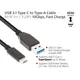 Club3D CAC-1523 USB-C® / A Cable 10Gbps PD 60W M/M 1m