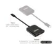Club3D CSV-1555 USB-C®(DP Alt-Mode) / DisplayPort™ Dual Monitor 4K60Hz M/F MST Hub