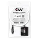 Club 3D CAC-2113 MiniDisplayPort™ / VGA Black Active Adapter M/F