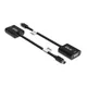 Club 3D CAC-2113 MiniDisplayPort™ / VGA Black Active Adapter M/F