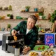 Tefal EY90JD Jamie Oliver by Tefal Dual Drawer Heißluftfritteuse, 8,3 l/2,2 kg Schubladen