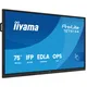 iiyama ProLite TE7513A-B2AG 190,5cm (75") 4K UHD Touch Monitor HDMI/DP/USB-C