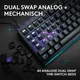 Logitech G G512 X 98 Gaming-Tastaur Schwarz, Dual-Swap, RGB, kabelgebunden, 8000 Hz Abtastrate