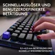 Logitech G G512 X 98 Gaming-Tastaur Schwarz, Dual-Swap, RGB, kabelgebunden, 8000 Hz Abtastrate
