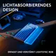 Logitech G Handballenauflage 98 für G512 X 98 Gaming-Tastaur, Acryl – verstärkt RGB-Leuchtkraft