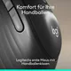 Logitech Signature Comfort Plus M850 L Grafit, kabellose Bluetooth-Maus mit Handballenkissen, Anpassbar via Logi Options+