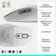 Logitech Signature Comfort Plus M850 L Weiß, kabellose Bluetooth-Maus mit Handballenkissen, Anpassbar via Logi Options+