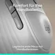 Logitech Signature Comfort Plus M850 L Weiß, kabellose Bluetooth-Maus mit Handballenkissen, Anpassbar via Logi Options+