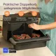 COSORI Dual Blaze TwinFry 10 Liter Heißluftfritteuse CAF-TF101S-AEU schwarz / silber