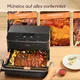 COSORI Dual Blaze TwinFry 10 Liter Heißluftfritteuse CAF-TF101S-AEU schwarz / silber