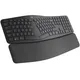 Logitech Ergo K860 Tastatur Schwarz, kabellos, Bluetooth, ergonomisch, US-International Layout, Unterstützt Logi Options+
