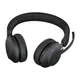 Jabra Evolve2 65 MS Stereo-Headset Schwarz, kabellos, Bluetooth, Link 390a Adapter, inkl. Ladestation, Microsoft Teams zertifiziert