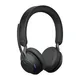 Jabra Evolve2 65 MS Stereo-Headset Schwarz, kabellos, Bluetooth, Link 390a Adapter, inkl. Ladestation, Microsoft Teams zertifiziert