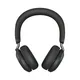 Jabra Evolve2 75 MS Stereo-Headset Schwarz, kabellos, Bluetooth, Link 390c Adapter, USB-C, Microsoft Teams zertifiziert
