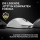 Logitech G PRO X Superlight 2c Weiß Gaming Maus, kompakt, kabellos, 2.4 GHz Empfänger, 8000 Hz Signalrate, 44K Hero 2 Sensor