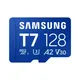 Samsung  T7 microSDXC Speicherkarte 128GB (170 MB/s, Class 10, V30, U3)
