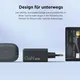 Lenovo 65W Mini USB-C GaN Ladegerät/ Netzteil Schwarz, 1x USB-C