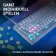 Logitech G G316 X 98 Mechanische Gaming-Tastaur Weiß, Taktile Switches, RGB, kabelgebunden, 8000 Hz Abtastrate, Anpassbar mit Logitech G HUB