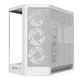NZXT H6 Gaming PC Gehäuse Midi-Tower Weiß Seitenfenster