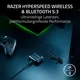RAZER Hammerhead V3 X HyperSpeed In-Ear Gaming Headset kabellos (Bluetooth / Funk) Schwarz