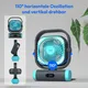 Medion MD12065 E10 TF Camping Ventilator 5 Stufen mit Powerbank Funktion blau