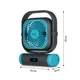 Medion MD12065 E10 TF Camping Ventilator 5 Stufen mit Powerbank Funktion blau