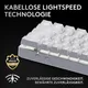 Logitech G PRO X 60 LIGHTSPEED Weiß Gaming-Tastatur, Taktile Switches, kabellos, RGB, Anpassbar mit Logitech G Hub