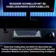 Cherry XTRFY K63W Pro Kompakt Tastatur kabellos / kabelgebunden (Funk / Bluetooth), Schwarz