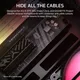 Corsair 2800X Gaming PC Gehäuse Midi-Tower Seitenfenster
